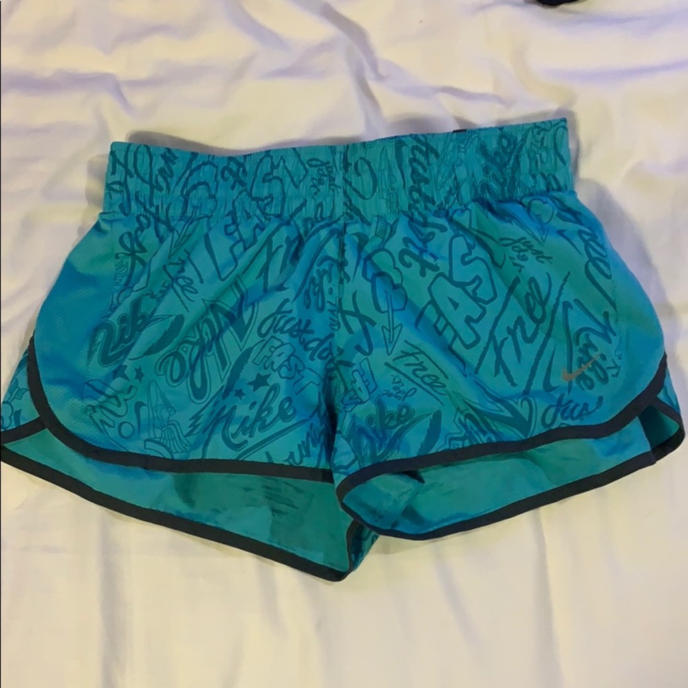 Blue Nike Athletic Shorts